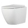 Унитаз подвесной Iberica Blanca Bilbao Alto IB.BLA.234.1B1 с крышкой-сиденьем микролифт