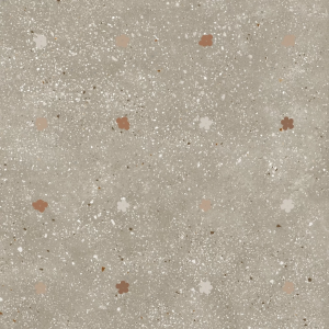 Керамогранит Ape Ceramica Ama A039161 Fiori Tortora Rect. R10 60x60