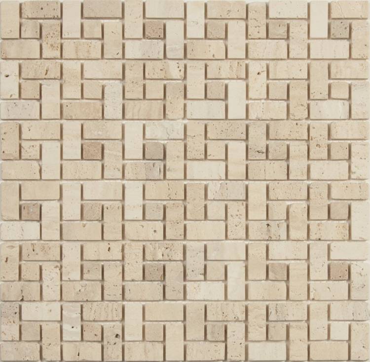 Мозаика NSmosaic Stone series K-704 камень (15х30х7) 305x305