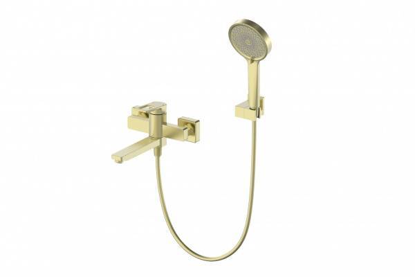 Смеситель для ванны Wonzon & Woghand WW-88639010-BG с душем, брашированное золото