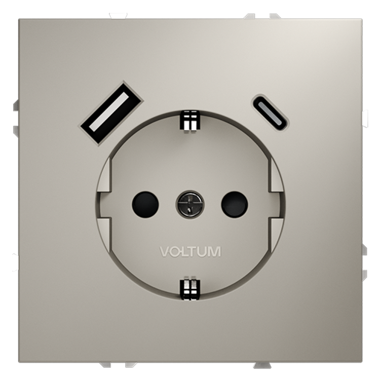 Розетка встраиваемая Voltum S70 VLS040503