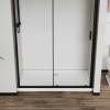 Душевая дверь Vincea City VDS-5CT110CLB 1100, черный, стекло прозрачное фото 4