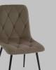 Стул Stool Group Одди Diamond AV 443-Cst-KP3-9005 темно-серый, велюр фото 8