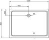 Поддон для душа Cezares Tray SMC TRAY-M-AH-120/80-35-W 120x80 фото 6