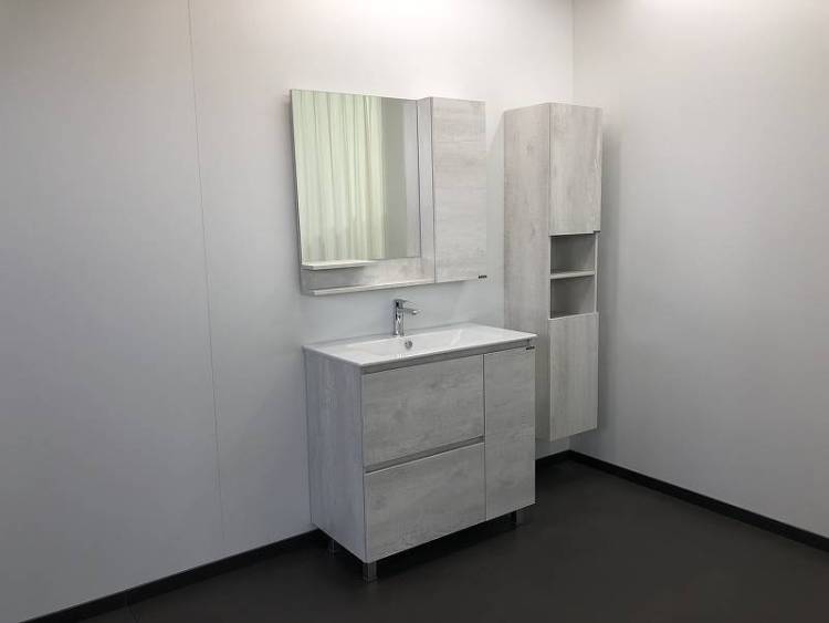 Мебель для ванной Comforty Верона 90 дуб белый