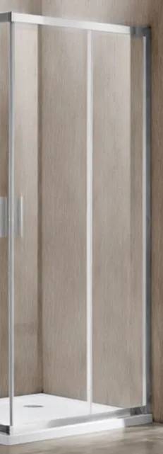 Душевая дверь Vincea Garda VHC-1G900CL 90 см, профиль хром, стекло прозрачное