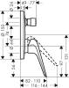 Смеситель для ванны с душем Hansgrohe Novus 71046000 фото 4