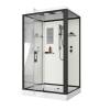 Душевая кабина Niagara Standart ST120/90/15Q/BL корпус черный матовый, стекло прозрачное, 120х90х215 фото 2