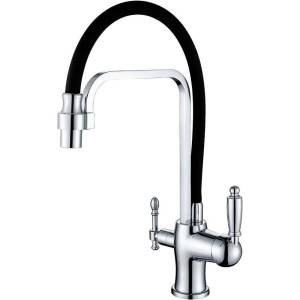 Смеситель для кухни Zorg Sanitary ZR 342-6 YF с гибким изливом