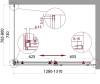 Душевой уголок BelBagno Acqua ACQUA-AH-1-130/80-C-Cr профиль хром, стекло прозрачное, 130x80 фото 2