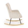 Кресло-качалка Halmar Belmiro V-CH-BELMIRO-FOT-KREMOWY кремовый фото 3