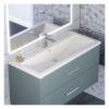 Раковина Uperwood Foster Quartz 291030044 белая матовая, жасмин, 100x45.5 фото 2