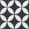 Керамогранит Yurtbay Stamp S17612 Black Matte 20x20