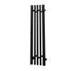 Полотенцесушитель электрический Point Фрея PN20738B П2 180x800 диммер слева, черный фото 2