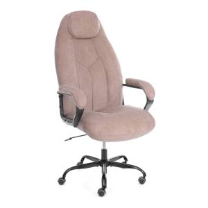 Кресло компьютерное Tetchair Boss metalBL (22) 25265 светло-коричневый, KUB 03, ткань
