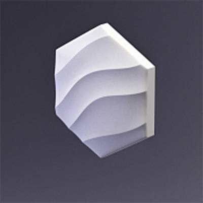 Дизайнерская панель Artpole E-0242 HEKSA-wave PLATINUM ПАТ./СОФТ ТАЧ 17.3x2.7x20