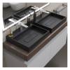Раковина Uperwood Tanos Quartz 2911030051 уголь, 50x42.5 фото 4
