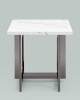 Стол журнальный Stool Group Нэйтан EET-0106-GM сталь темный хром 61x61 фото 3