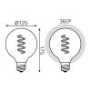 Лампа светодиодная филаментная Gauss Filament 158802008 фото 3
