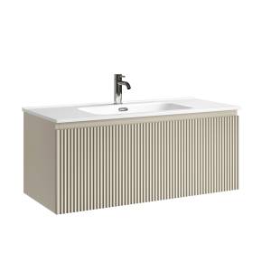 Тумба с раковиной Sancos Snob R 1.0 Beige Soft, 100x42.6