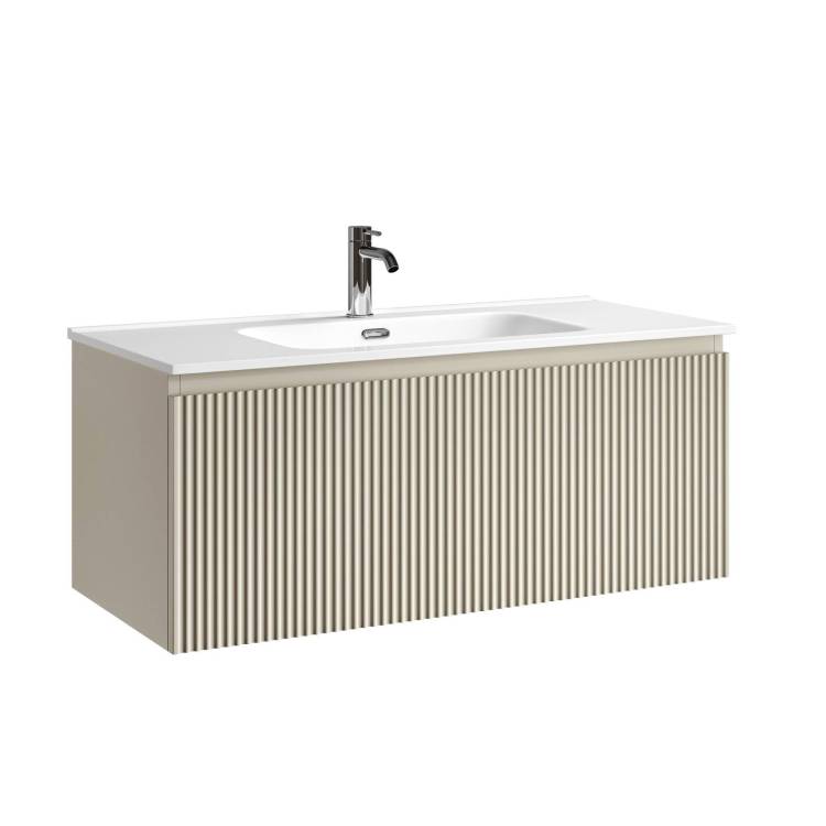Тумба с раковиной Sancos Snob R 1.0 Beige Soft, 100x42.6