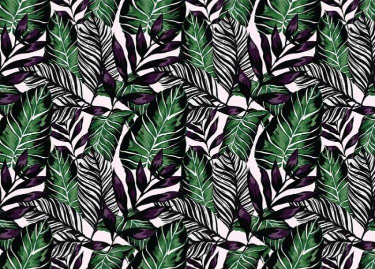 3D Фотообои Artegrafico «Тропические мотивы» TB-036 акварель