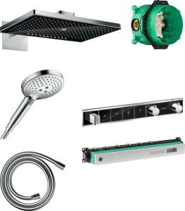 Душевой комплект Hansgrohe Rainmaker Select 460 (3 jet) 24007600 + 26530000 + 28272000 + 15357600