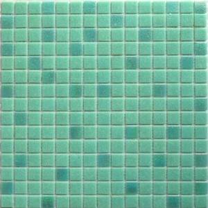 Мозаика NSmosaic Econom series Mix24 Стекло Зеленый (на сетке) (2.3x2.3) 32.7x32.7