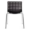 Стул Tetchair Skalberg (mod. C-084-A) 19258 Black (черный)/Chrome (хром) 46x56x79 фото 4
