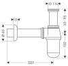 Сифон для раковины Hansgrohe 52053000 фото 3