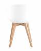 Кресло Stool Group Libra 8320F WHITE+LIGHT GREY деревян. ножки фото 3