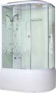 Душевая кабина Niagara NG-310-01LN 120х80х220 мозаика, с высоким поддоном, с сиденьем