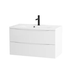 Тумба с раковиной BelBagno Marino 80 bianco lucido, подвесная