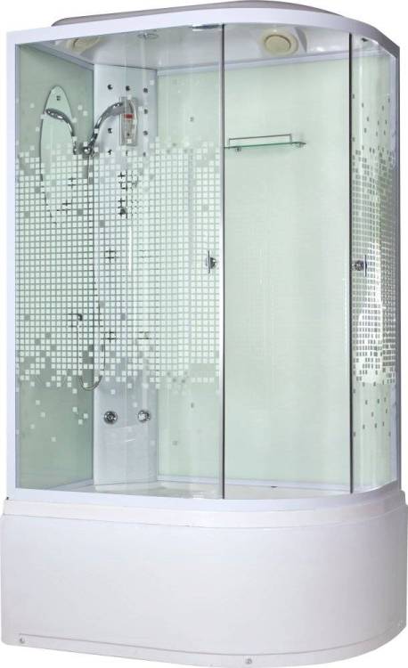 Душевая кабина Niagara NG-310-01LN 120х80х220 мозаика, с высоким поддоном, с сиденьем