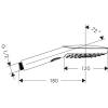 Душевая лейка Hansgrohe Raindance Select E 26520700 белый фото 2