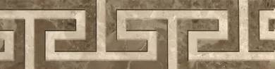 Бордюр Gracia Ceramica Saloni brown border 02 7.5x30