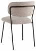 Стул Stool Group Кэрол FDC9003 DC2635-4A grey букле серый, черные ножки фото 5