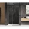 Дверь в нишу NEW TRENDY PRIME BLACK 1/L D-0328A (черный) фото 2