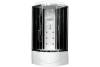 Душевая кабина Royal Bath RB 90BK3-BT-CH с высоким поддоном, с сиденьем