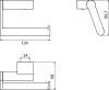 Держатель туалетной бумаги Emco System 2 3500 001 07 фото 2