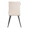 Стул Tetchair Monte Carlo 24609 молочный, черный фото 4