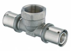 Пресс-тройник FAR 16*2 x 1/2 ВР х 16*2