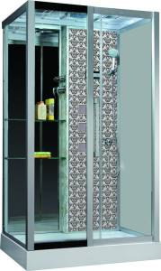 Душевая кабина Niagara Lux 7713W L серебристый матовый