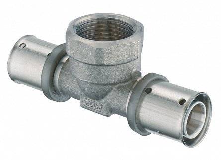 Пресс-тройник FAR 16*2 x 1/2 ВР х 16*2