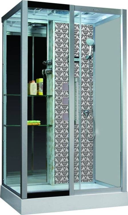 Душевая кабина Niagara Lux 7713W L серебристый матовый
