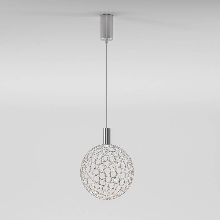 Подвесной светодиодный светильник Eurosvet Gemini 90353/1 хром