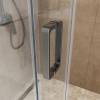 Душевой уголок BelBagno SOFT_CLOSE-2-AH-1-130/90-C-GM профиль оружейная сталь, стекло прозрачное, 130x90x200 фото 5