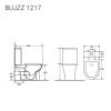 Унитаз-компакт Staro Bluzz 1217 С0005300 белый фото 5