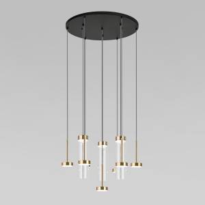 Подвесной светодиодный светильник Eurosvet Quarzo 301102 LED латунь