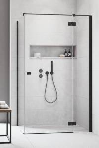 Душевая дверь Radaway Essenza New Black KDJ Door 120 Right 385042-54-01R Черный, Прозрачное 120x200